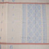 Cream Negamam Cotton Thread Embossed Saree