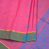Pink Negamam Cotton Thread Embossed Saree