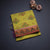 Lemon Yellow Poly Cotton Printed Saree