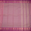 Pink Chettinad Cotton Retta Petta And Tradional Temple Border Without Blouse