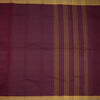 Maroon Chettinad Cotton Thread Border Without Blouse 02