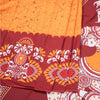 Mul Mul Cotton Maroon Kalamkari Printed Saree