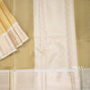 Kota Tissue Gold Saree With Zari Border 02