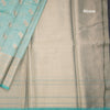 Kota Tissue Green Saree With Zari Border 02