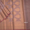 Kota Tissue Pink Saree With Zari Border 02