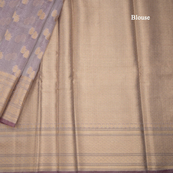Kota Tissue Shot color Saree With Zari Border