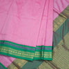 Kalyani Cotton Pink Saree With Zari Buttas And Contrast Border