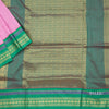 Kalyani Cotton Pink Saree With Zari Buttas And Contrast Border