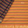 Poly Cotton Multi Colour Checked Saree 08