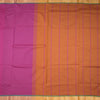Poly Cotton Pink Plain Saree 02