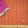 Poly Cotton Pink Plain Saree 02
