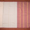 Dharwad Cotton Cream Plain Saree 02