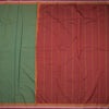 Dharwad Cotton Green Plain Saree 05