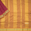 Kalyani Cotton Maroon Color Checked Saree