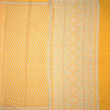 Faux Crepe Yellow Printed Saree 03