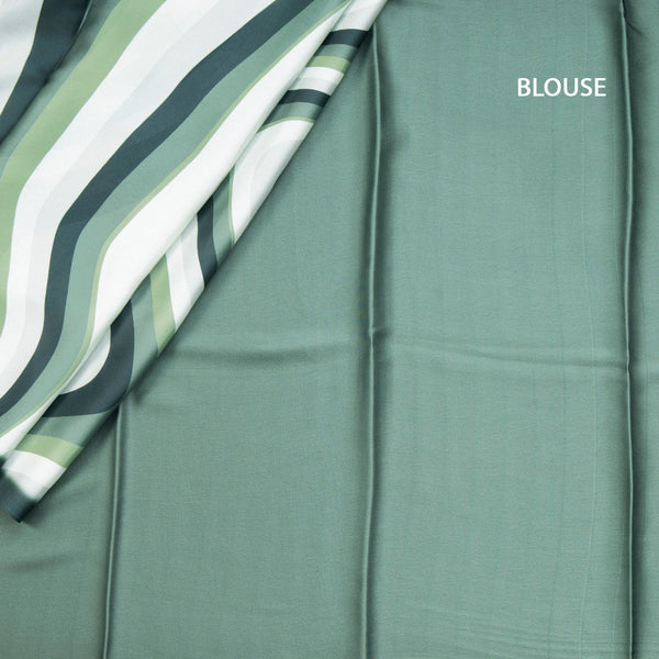 Faux Crepe Multi Colour Printed Saree 21