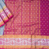 Semi Mysore Silk Grey Embroidered Saree 02