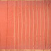 Semi Mysore Silk Peach Plain Saree 03