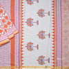 Mul Mul Cotton White Printed Saree 06