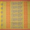 Negamam Cotton Mustard Yellow Embossed Saree