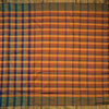 Poly Cotton Multi Colour Checked Saree 11