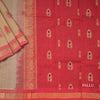 Kanchi Cotton Sandal Thread Embossed Saree