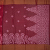 Chiffon Maroon Printed Saree