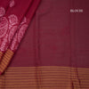 Chiffon Maroon Printed Saree