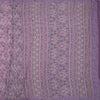 Chiffon Lavender Printed Saree