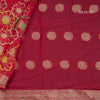 Chiffon Hot Pink Printed Saree