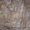 Mulberry Silk Grey Printed Saree With Leaf Design