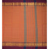 Chettinad Cotton Shot Colour Plain Saree With Zari Border Without Blouse 03