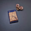 Semi Silk Ink Blue Zari Worked Saree
