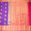 Semi Silk Purple Zari Worked Saree 02