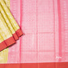 Silk Cotton Tissue Olive Green Saree