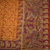 Chanderi Cotton Mango Yellow Printed Saree