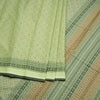 Chanderi Cotton Light Green Printed Saree