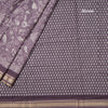 Chanderi Cotton Lilac Purple Printed Saree