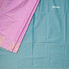 Semi Soft Silk Lilac Purple Thread Work Saree With Zari Buttas