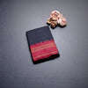 Dharwad Cotton Black Plain Saree 02