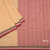Dharwad Cotton Cream Striped Saree
