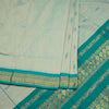 Kalyani Cotton Light Green Saree With Small Buttas And Zari Border