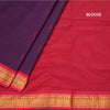Kalyani Cotton Purple Saree With Small Buttas And Zari Border 02