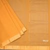 Mangalagiri Cotton Mustard Yellow Striped Saree With Zari Border