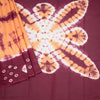 Sungudi Cotton Mustard Yellow Shibori Printed Saree With Blouse