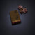 Chettinad Cotton Caramel Brown Thread Work Saree With Contrast Border