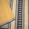 Mul Mul Cotton Mustard Floral Printed Saree 02 - Kumaran Silks