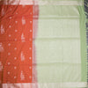 Semi Soft Silk Orange Zari Worked Saree 02