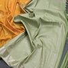 Semi Soft Silk Mango Yellow Zari Worked Saree