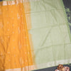 Semi Soft Silk Mango Yellow Zari Worked Saree